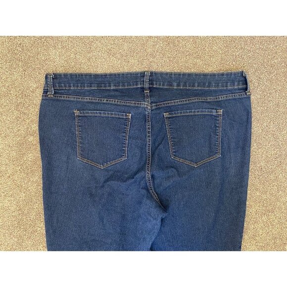 Old Navy Women's Super Skinny Jeans Size 22 Plus Short Blue Mid-Rise Stretch GUC - Picture 5 of 12